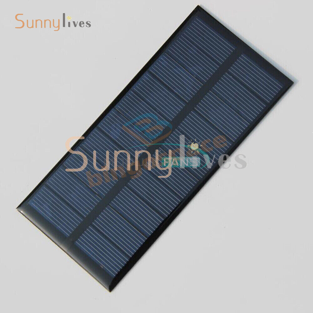 2V/5V/6V/12V Monocrystalline Solar Power Panel For Motor Toys Lawn Lamp