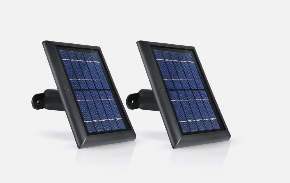 Wasserstein BLINKXTSOLBLK2PKUS Outdoor Solar Panel – Black (2 Piece)