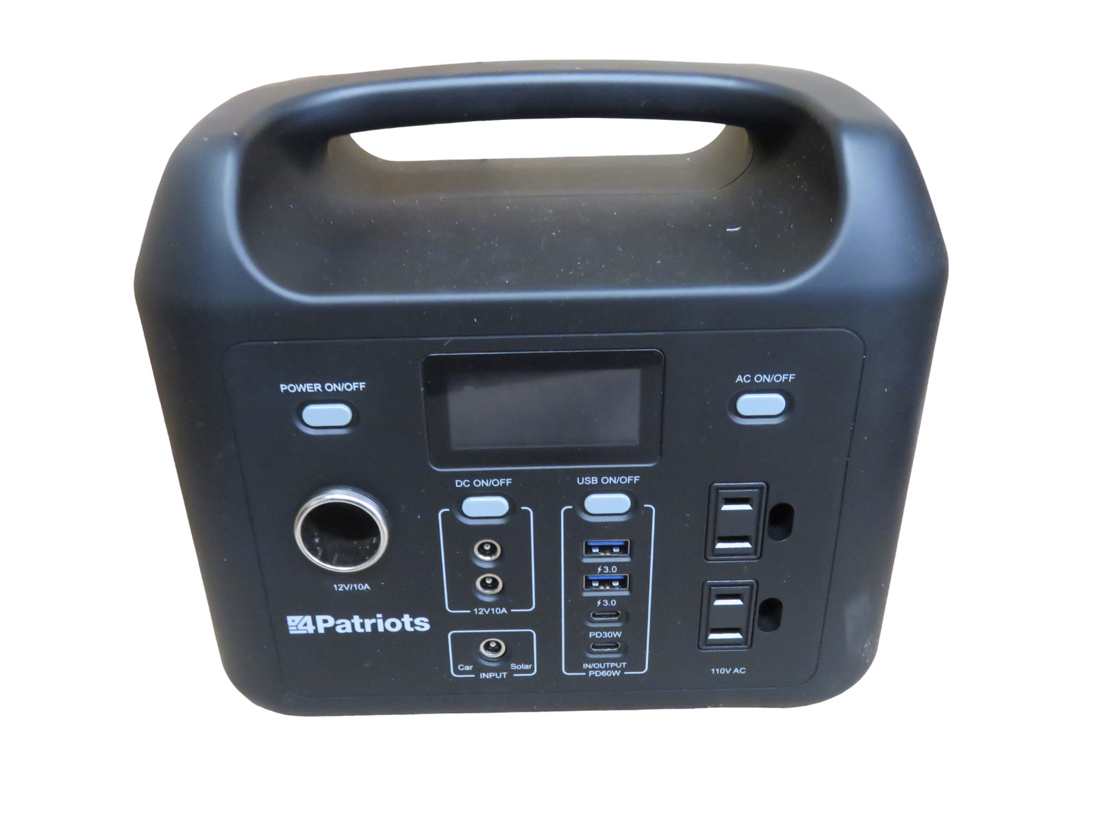4Patriot Power Sidekick D320-299WH Power Bank Generator (Solar Panel Not Incl.)