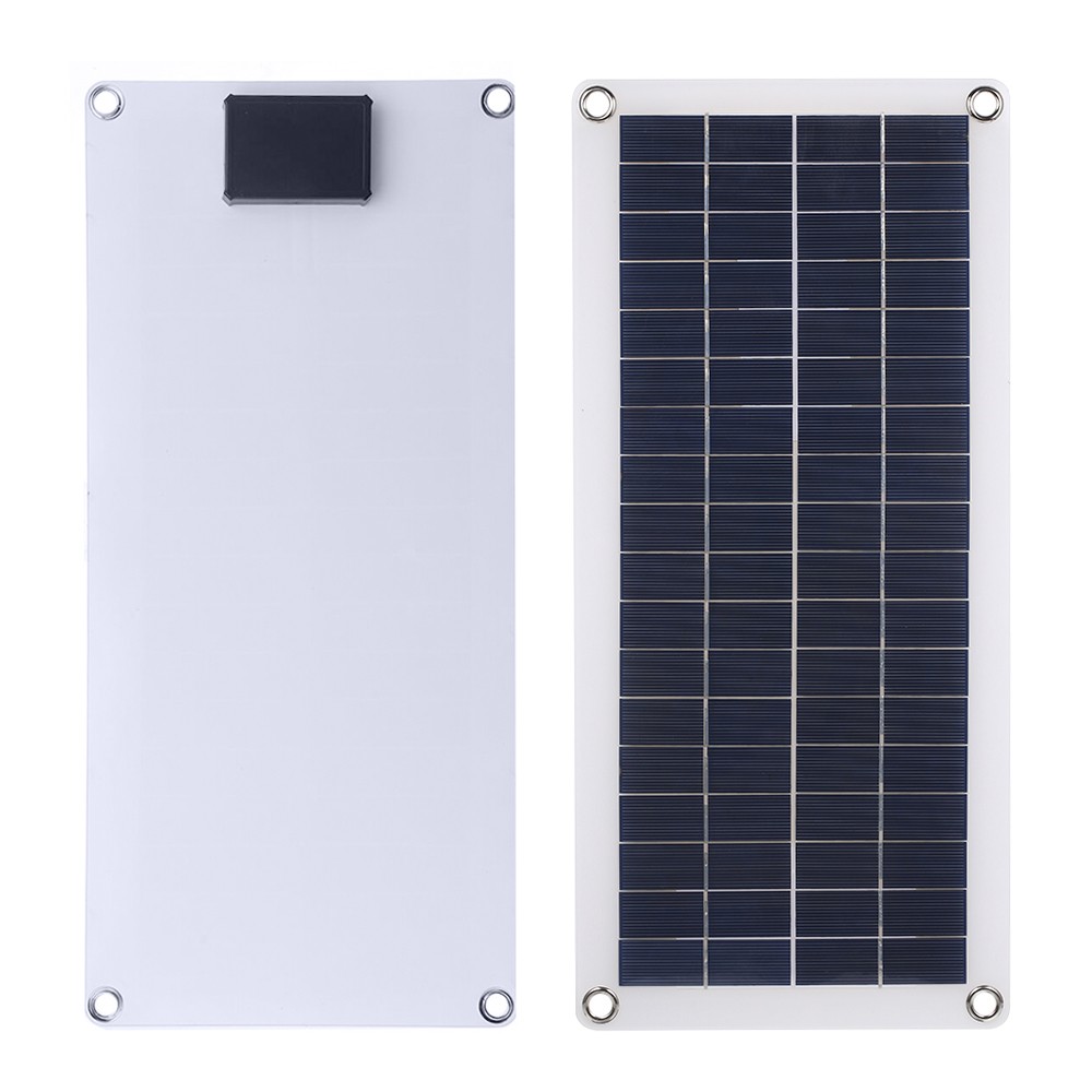1-DC 5V/18V Dual Output 20W Solar Panel With 2 USB Ports & Car Charge IP65 WHHP