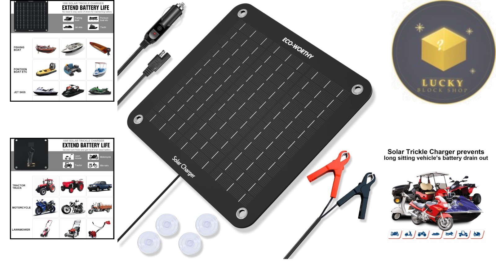 Efficient 10W Solar Battery Maintainer – Safeguard Your Vehicle’s Battery Life