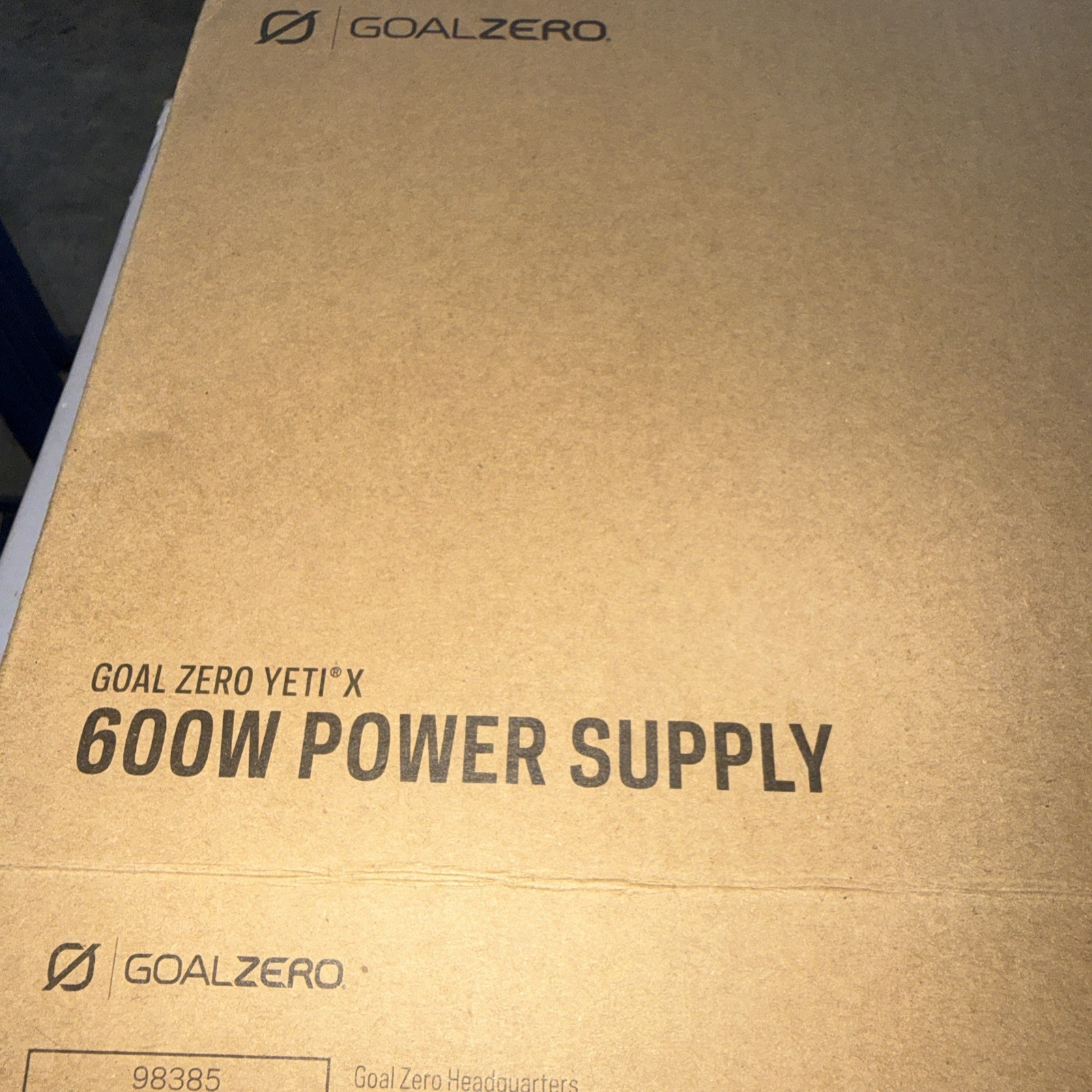 Goal Zero Yeti X 600W Power Supply New Open Box