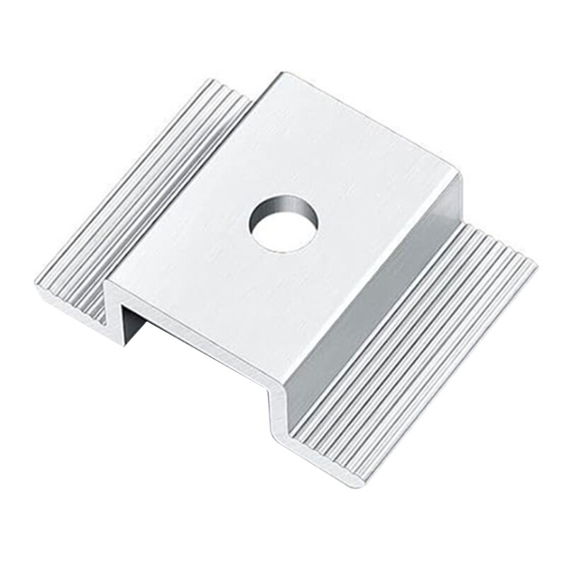 12pcs Solar Panel Mounting Clamps With High Strength Aluminum Alloy Materials