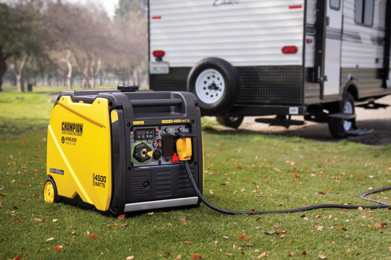 Champion Power Equipment 4500Watt Wireless Remote Start Inverter Generator wi…