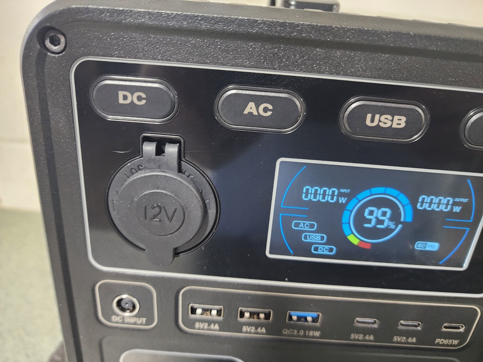 ACEMO Power Station P7 666Wh LiFePO4 with 2×700W AC Outputs & 360W