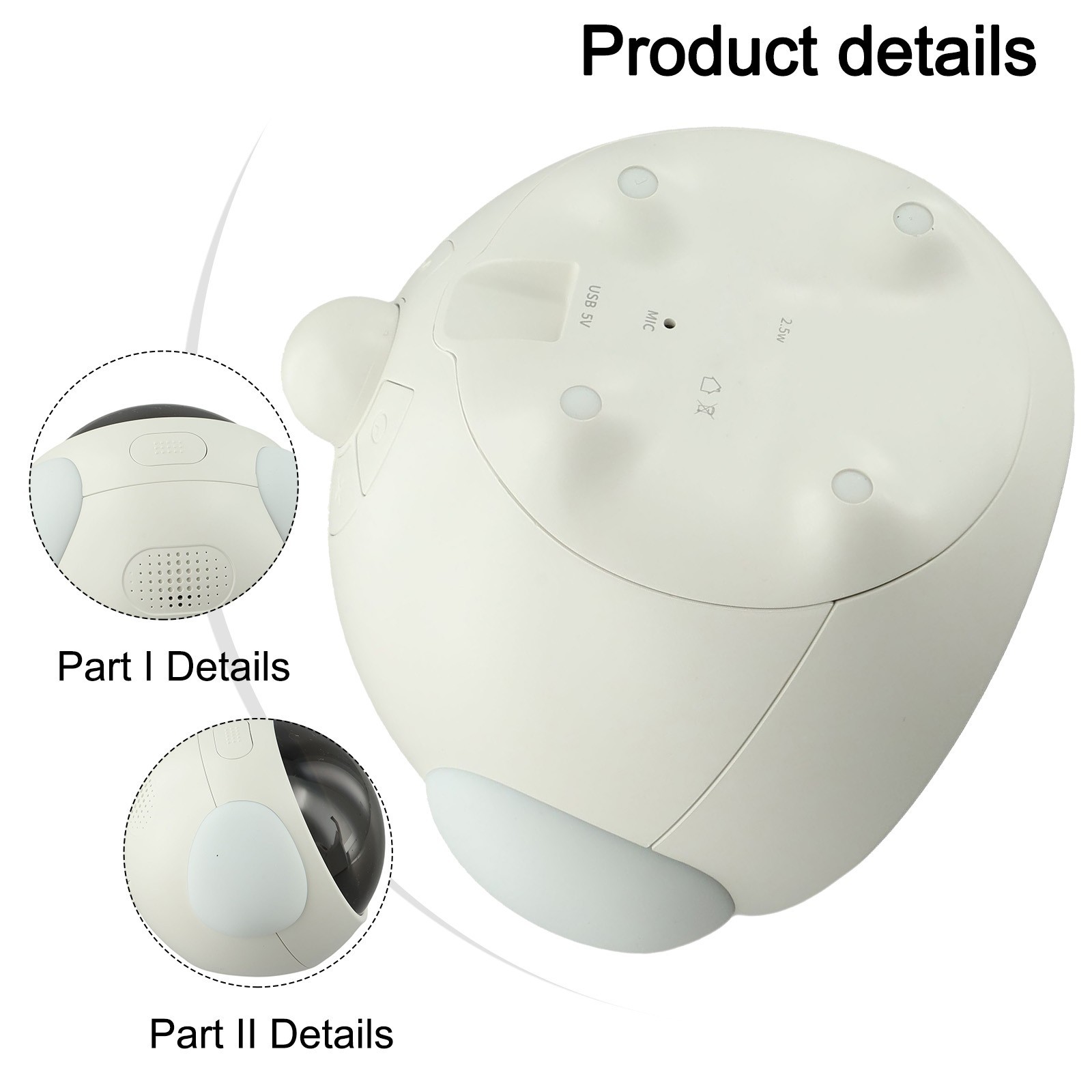 Fun Expression Alarm Clock for Children with Voice Control Night Light
