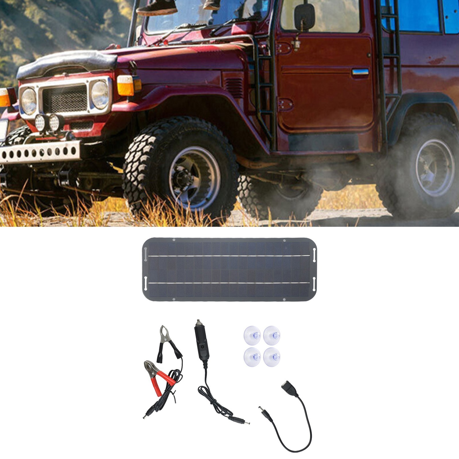 Motorcycles Solar Panel Kit Car RV Wide Application Low Light Conditions