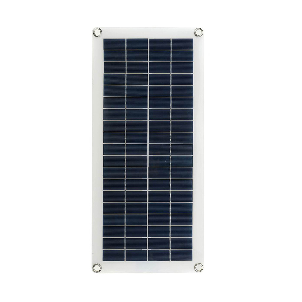 10W 18V Outdoor Solar Panel Charger USB Power Supply Kit For Phone Car RV Boat