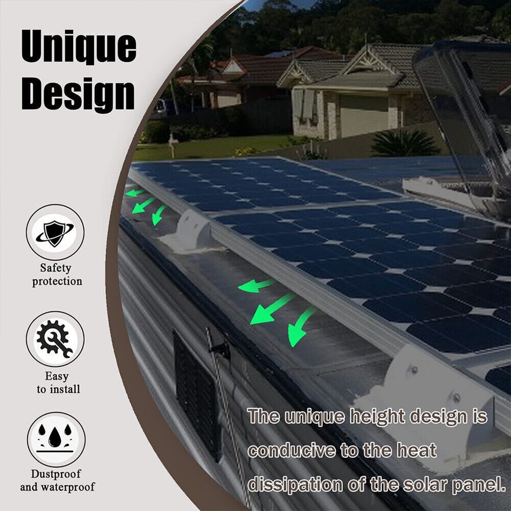 Environmentally Friendly ABS Material Solar Panel Mounting Bracket Set