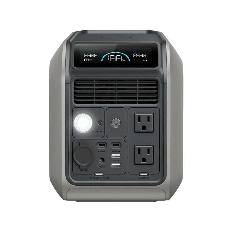 Portable Power Station 1008Wh 1200W Solar Generator for Camping Dabbsson 1000L