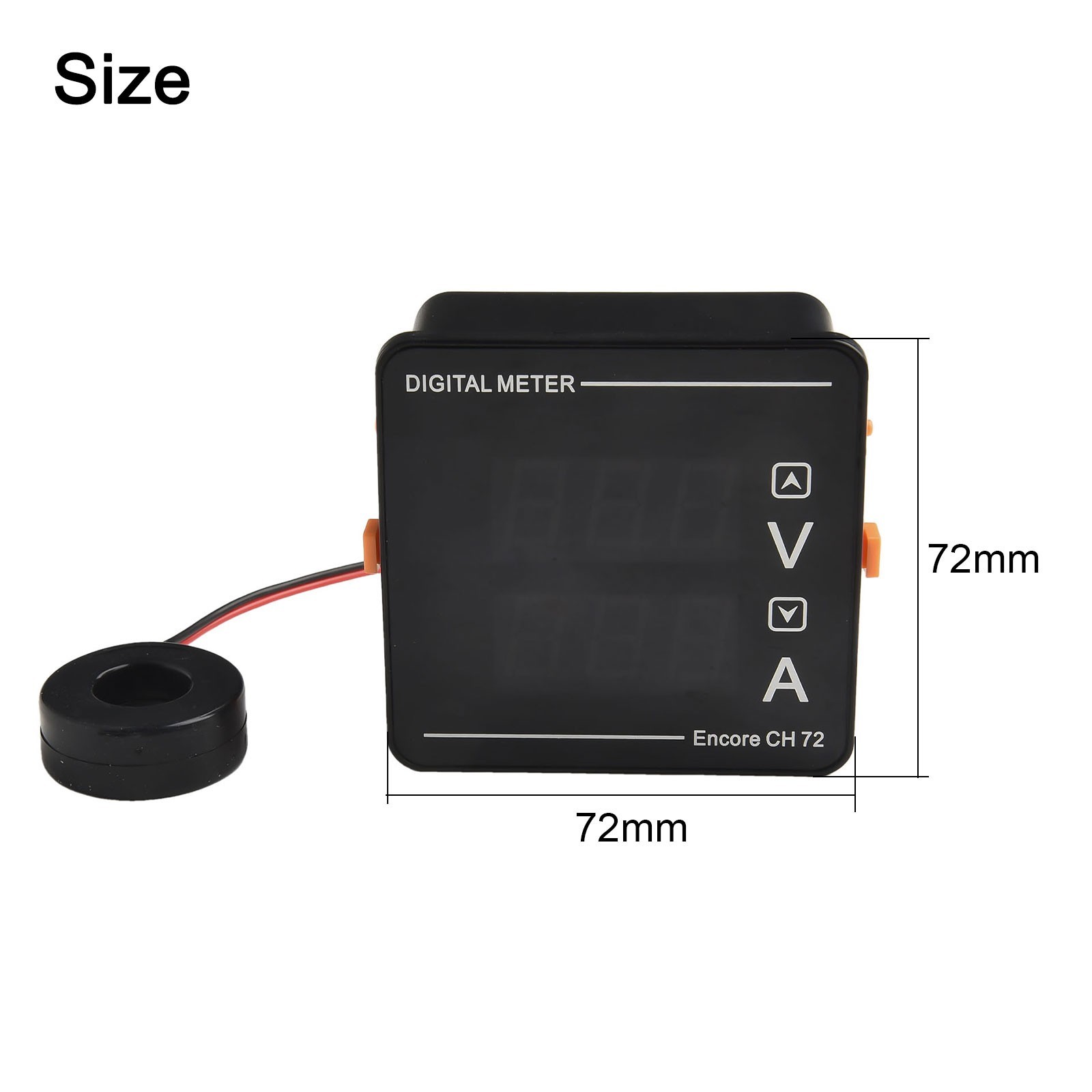 Reliable Dual Display Digital Meter for AC Voltage and Current Measurements