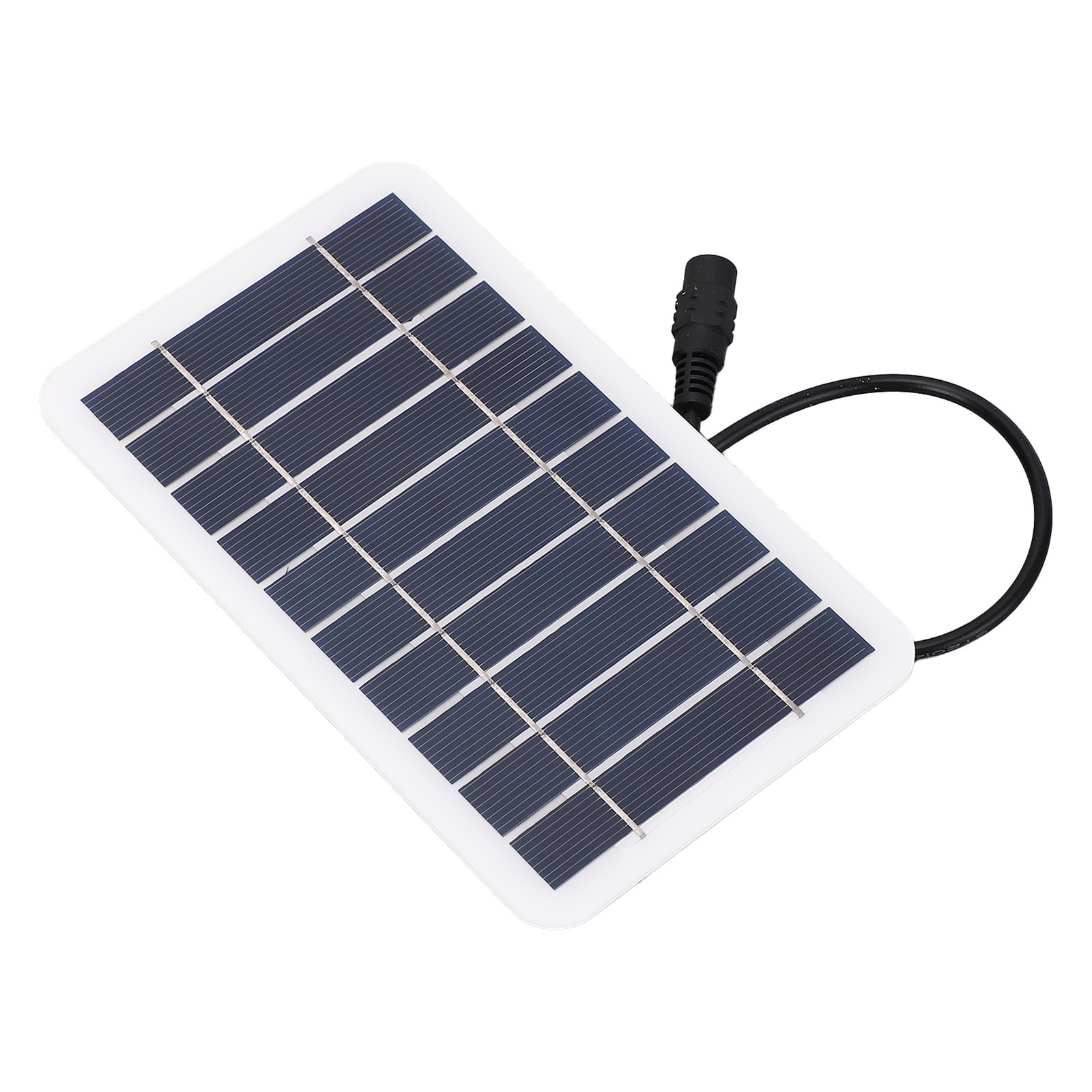 2W 5V Small Solar Panel Monocrystalline DC5521 Output Waterproof Dustproof PFWM