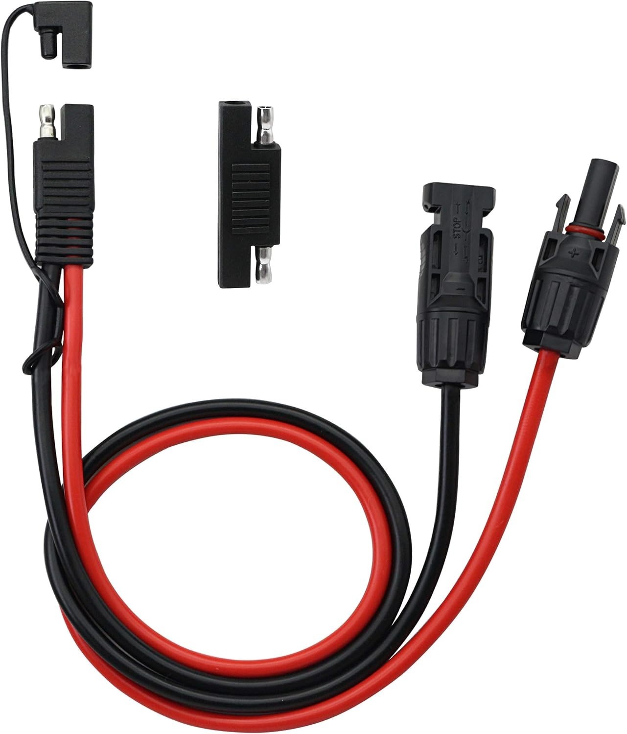 50cm SAE Connector Cable with Reversed Polarity Function – Ideal for Solar Kits