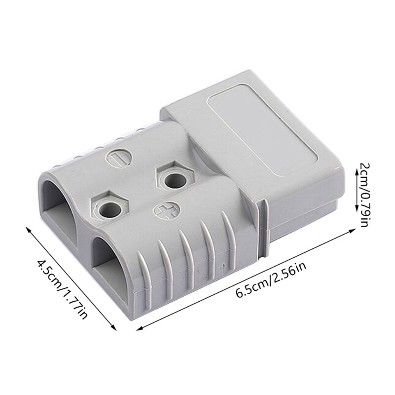 120A 600V SB120 Power Connector Plug Two Pole Contacts Gray Red Blue Two Pole