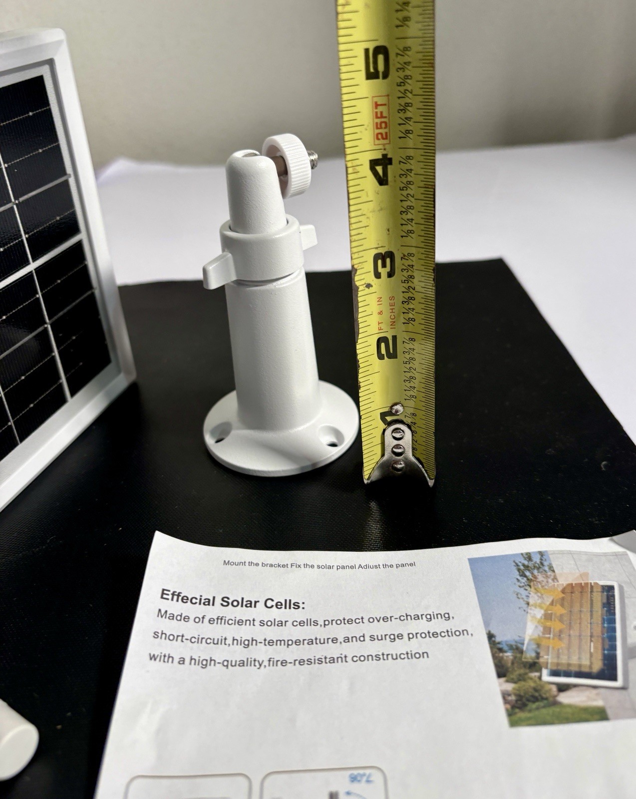 Solar Panel for Ring Camera, Waterproof & Fast Charging Solar Panel Charger ***