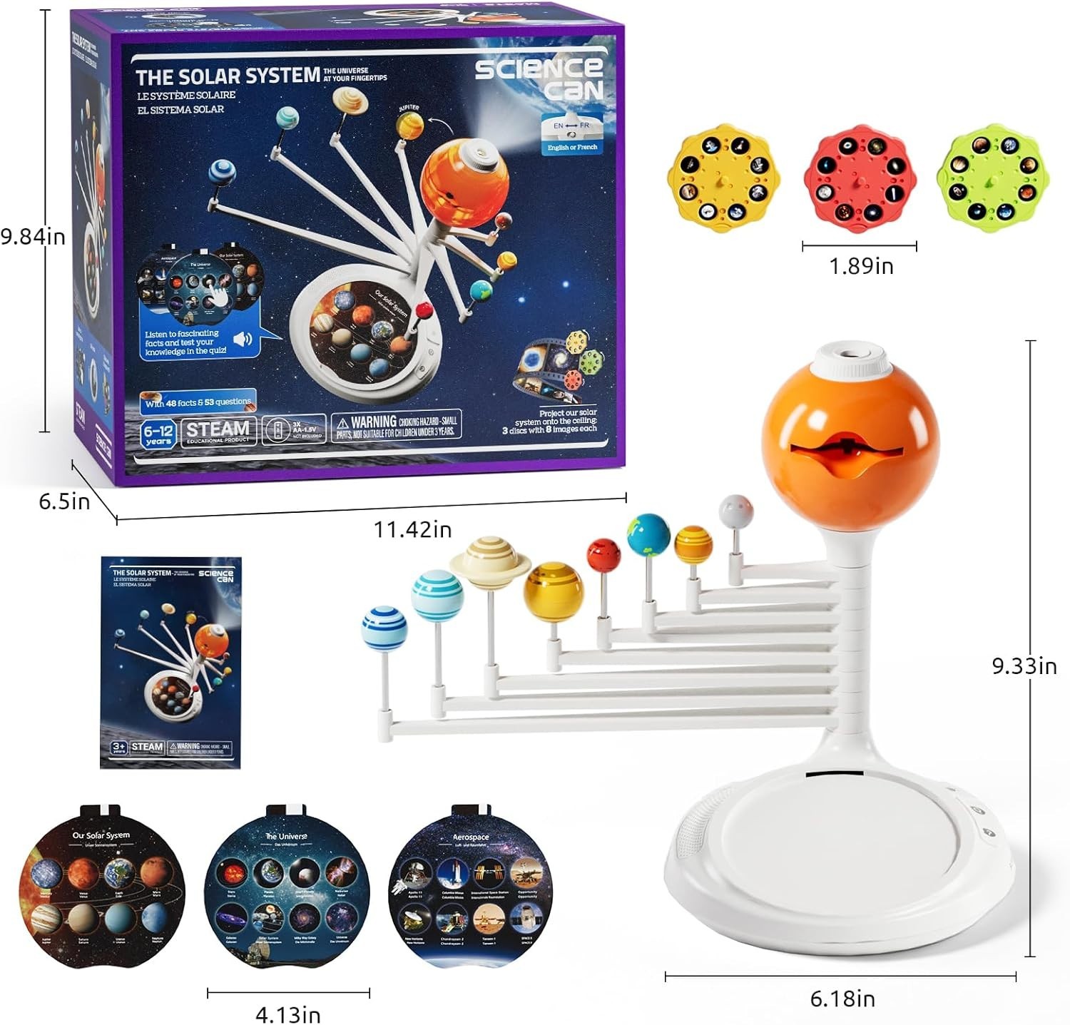 Fun Interactive STEM Planetarium Projector