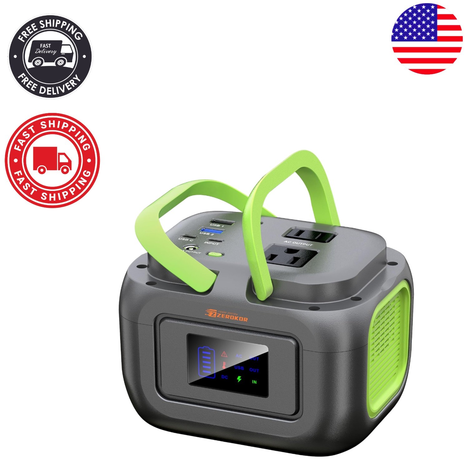 Compact 120W Power Bank with AC Outlets – Perfect for RV, Van, and Off-Grid Life