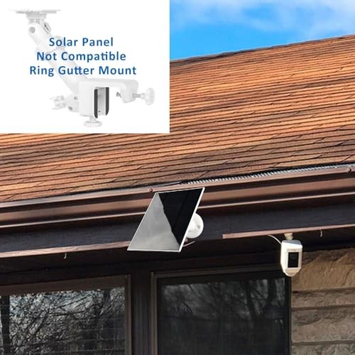 Solar Panel Charger Compatible with Ring Stick Up Cam/Pro,Ring Spotlight 3 Pack