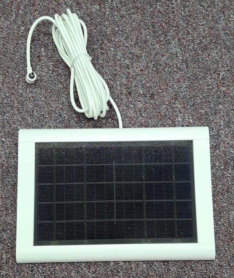 Ring Solar Panel Rechargeable Power for Ring Devices -open box b921