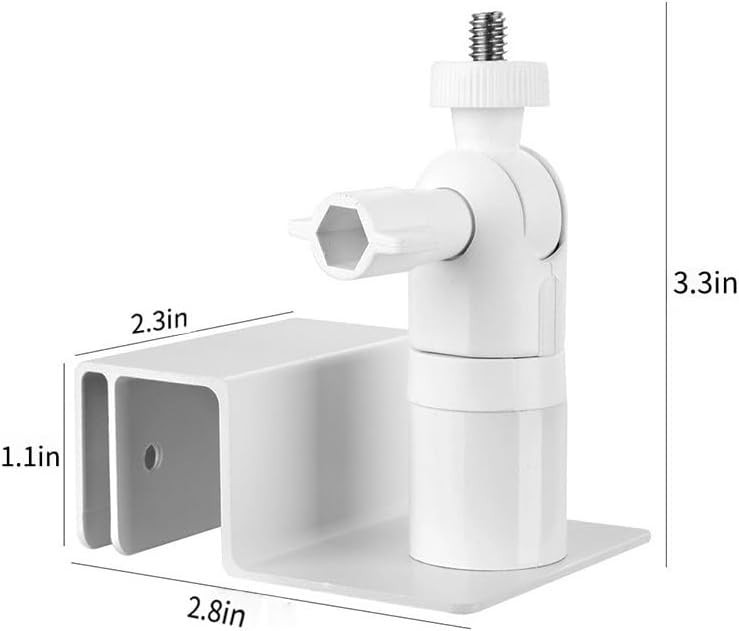 Gutter Mount for Ring, Arlo, Reolink Solar Panels, Universal Weatherproof Alu…