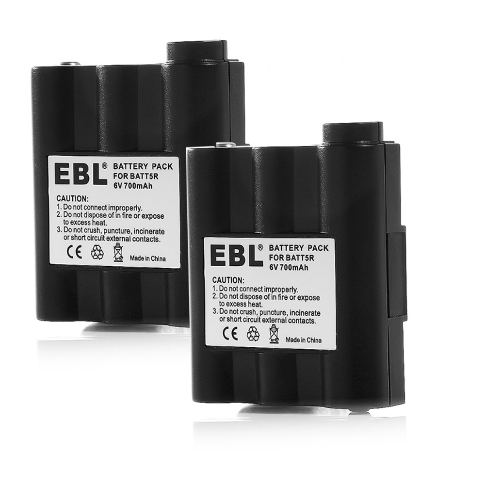 2x 700mAh 2-Way Radio Battery For Midland AVP-7 BATT5R BATT-5R GXT1000 GXT895VP4