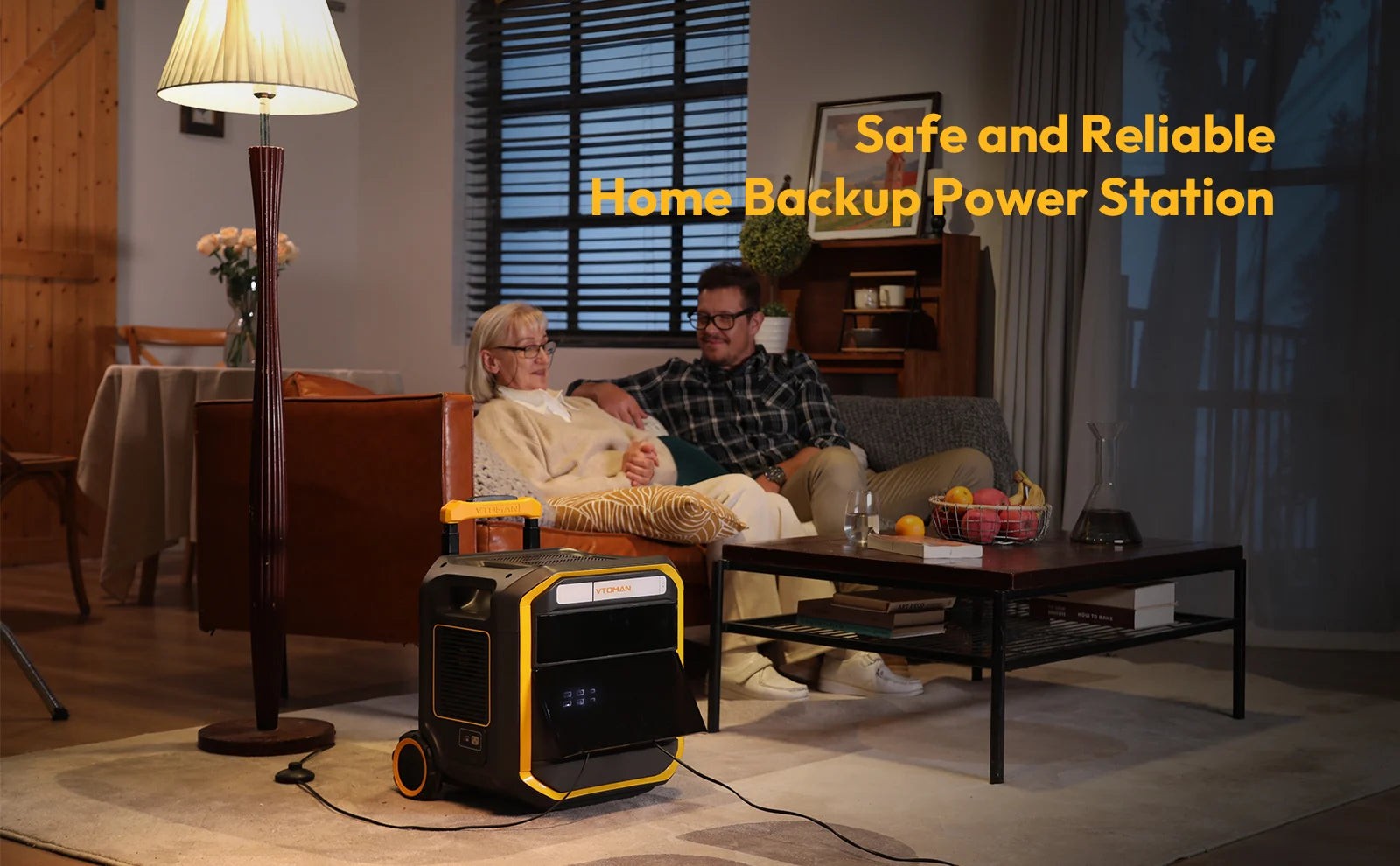VTOMAN FlashSpeed Pro 3600 Portable Power Station, 3096Wh LFP Battery Solar
