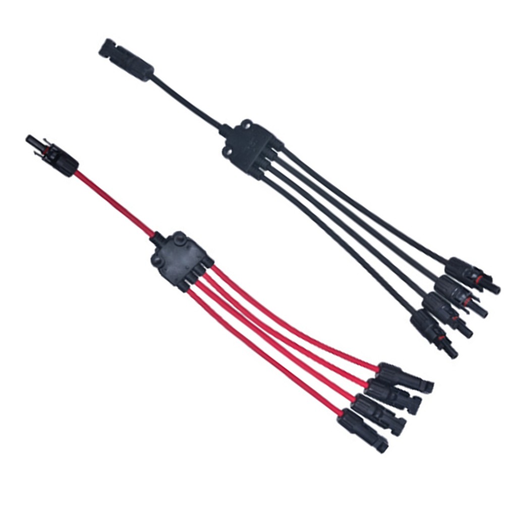 Solar Cable Parallel Adapter: Y-Type 5-Way 1000V/30A for Solar Panels W5L12544