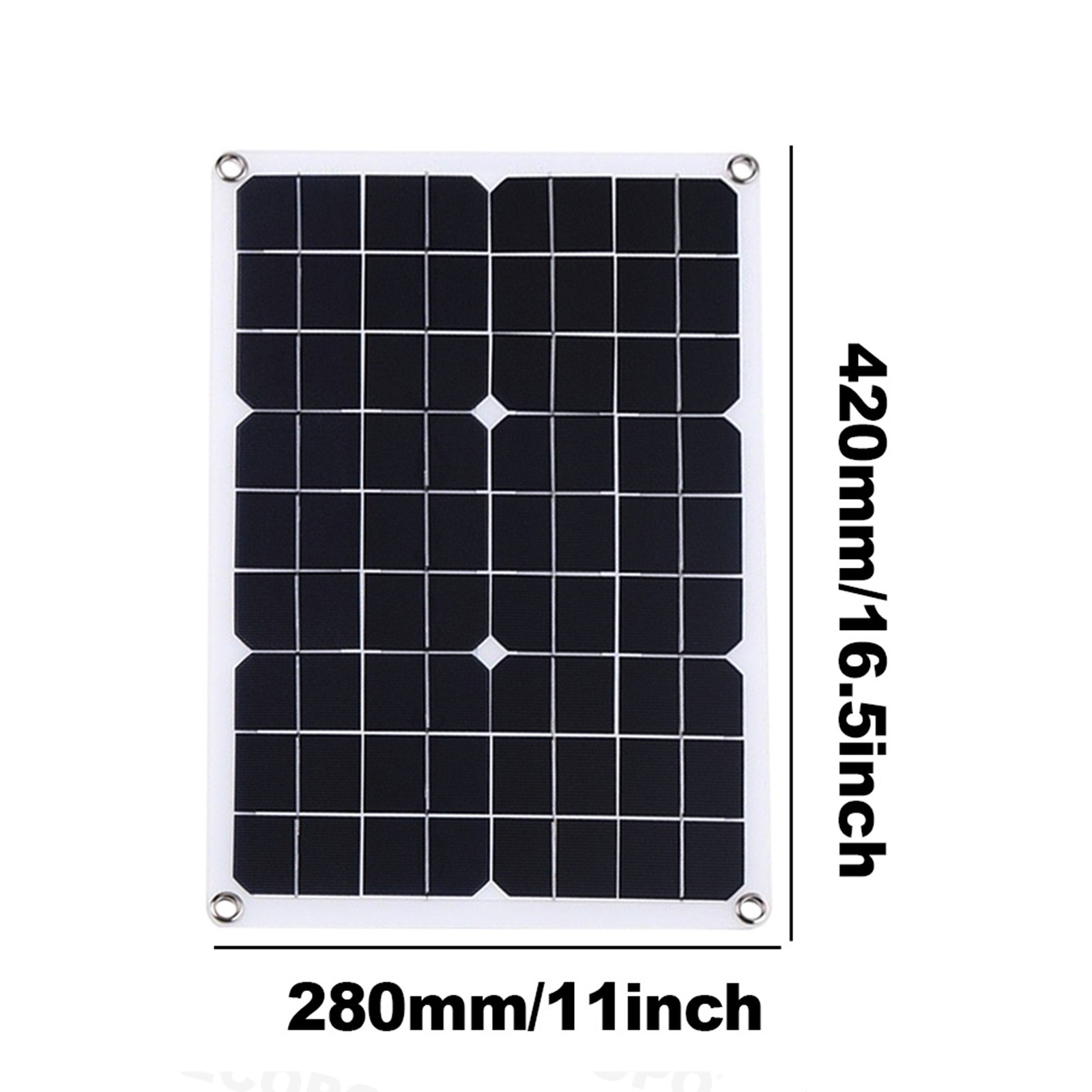 1000W Solar Panels – 2 x 500W Lightweight PV Panels+Y-Cable for Outdoor Charging