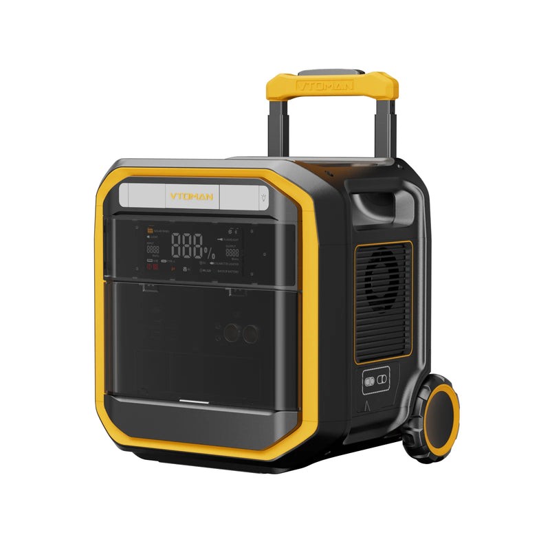 VTOMAN FlashSpeed Pro 3600 Portable Power Station, 3096Wh LFP Battery Solar