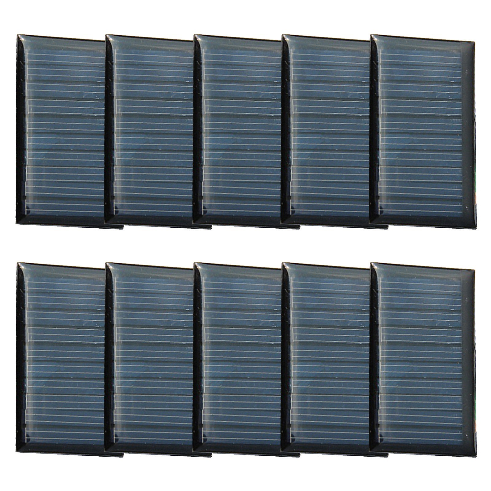 10pcs 53x30mm Lawn Light Monocrystalline Solar Panel Epoxy Resin Epoxy Board New