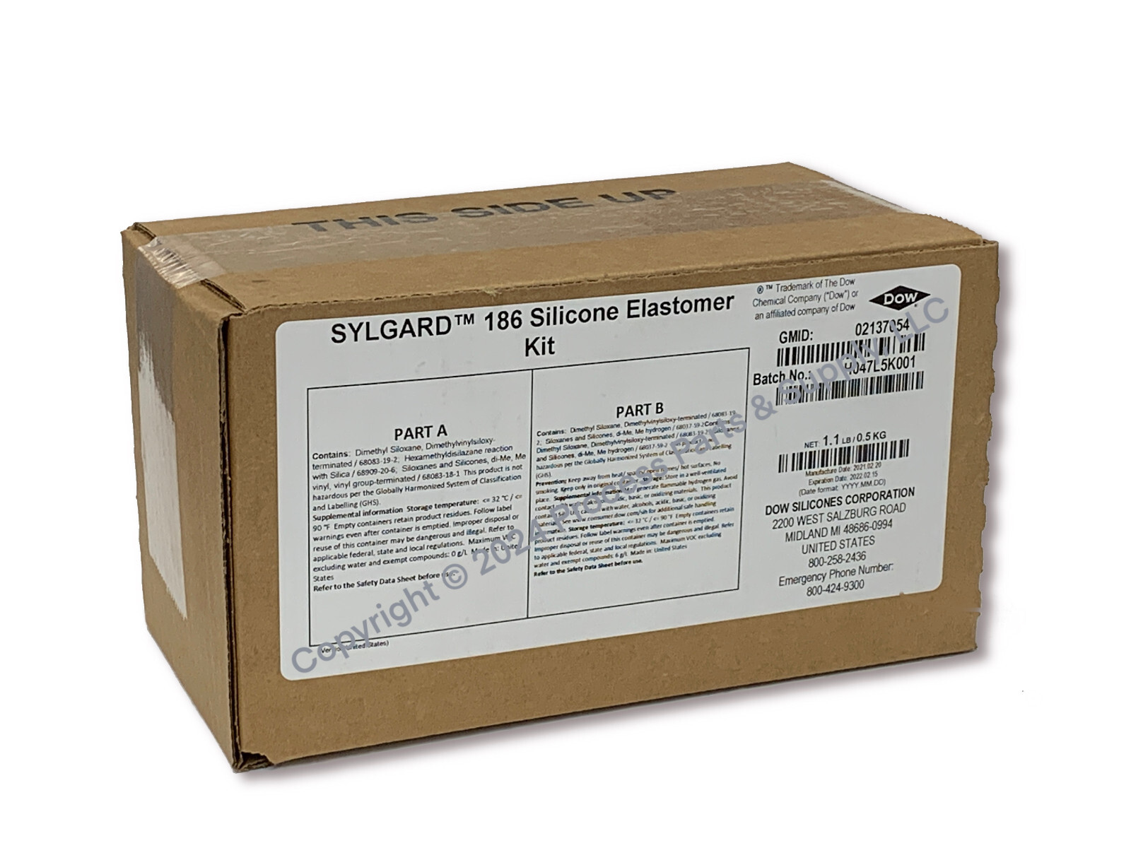 NEW DOWSIL Sylgard 186 Solar Cell Panel Silicone Elastomer Encapsulation Kit