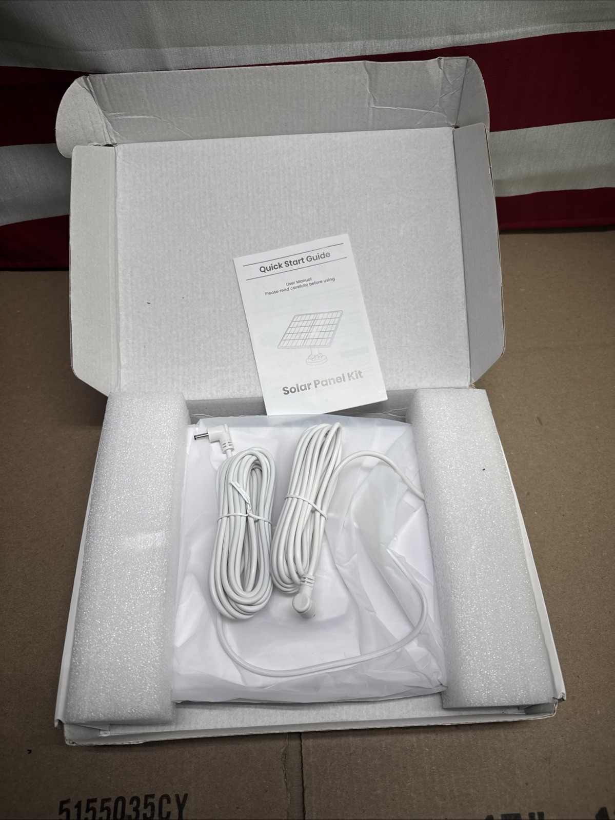 7w Solar Panel Kit, Usb C Type, With Wall Mount NOB