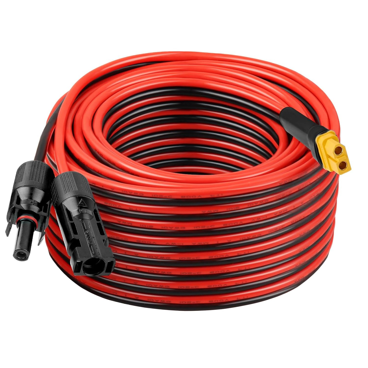 10AWG 50FT XT60 Solar Extension Cable 2 3 6 10 15 20 25 35 40 50 75 100FT XT60 S