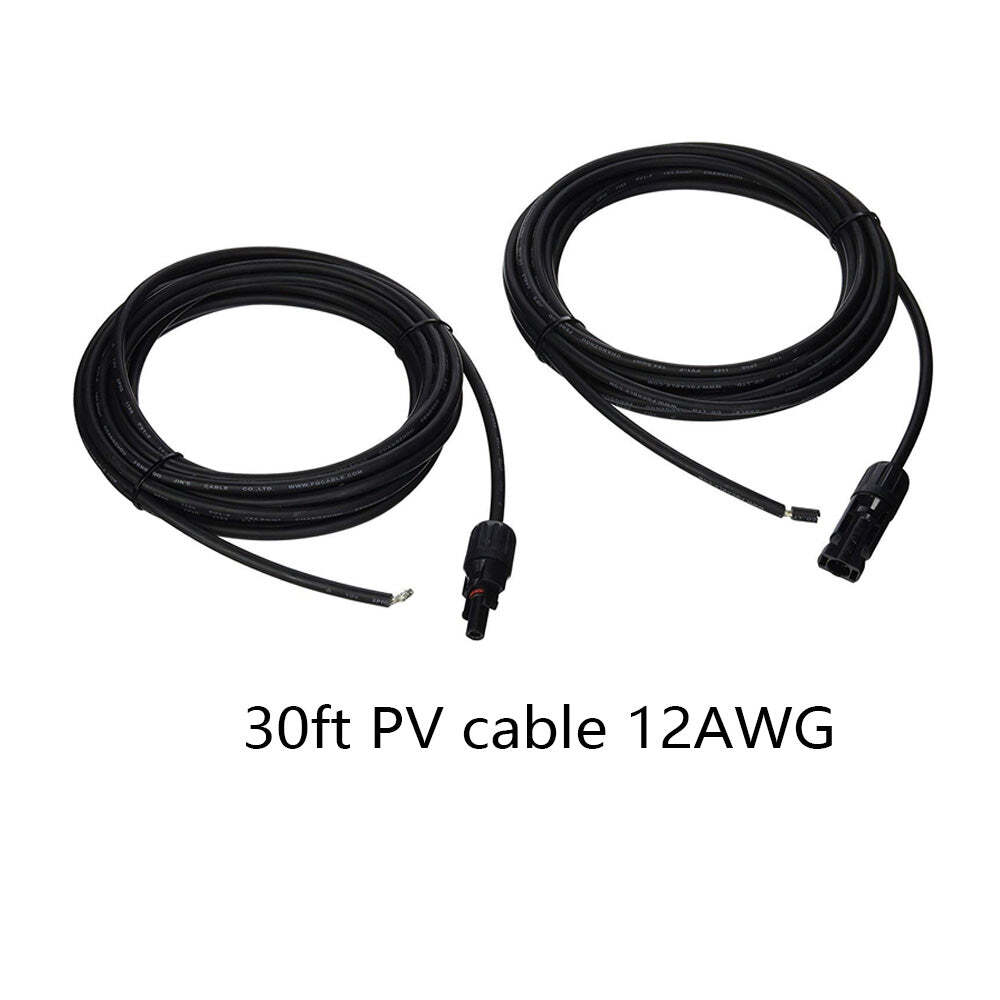 ACOPOWER 800W 60A All Black Mono Solar RV Kits with 60A MPPT Charge Controller