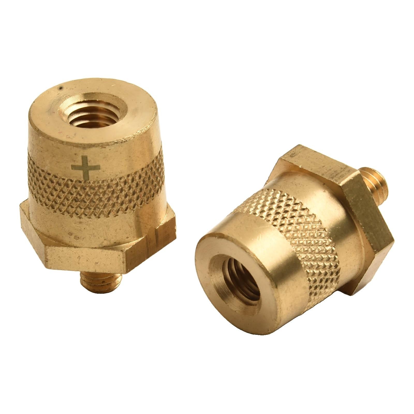 Robust Brass Battery Terminal Set Compatible with Standard Car Batteries