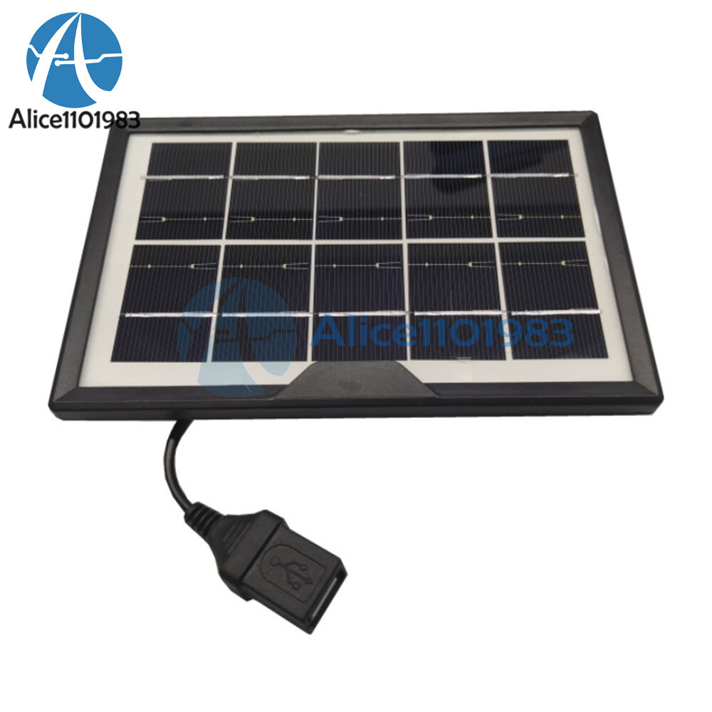 5V 1.8W 360mA Solar Power Charger Charging Panel Boards Battery Charger Kit