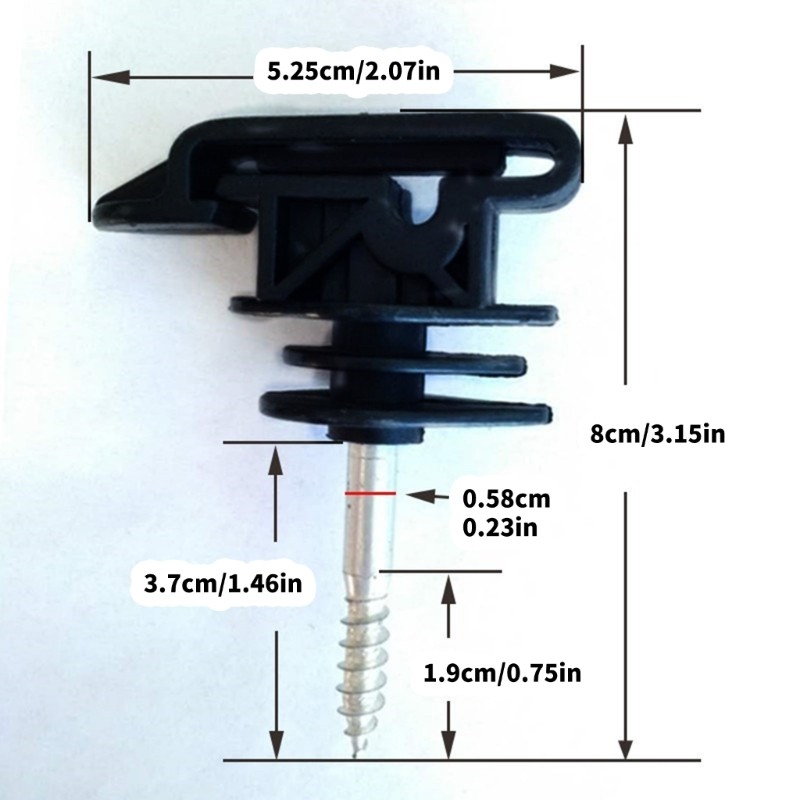 Farm Rope Guide Piece with Screw-In Post Mount Design Daily Use