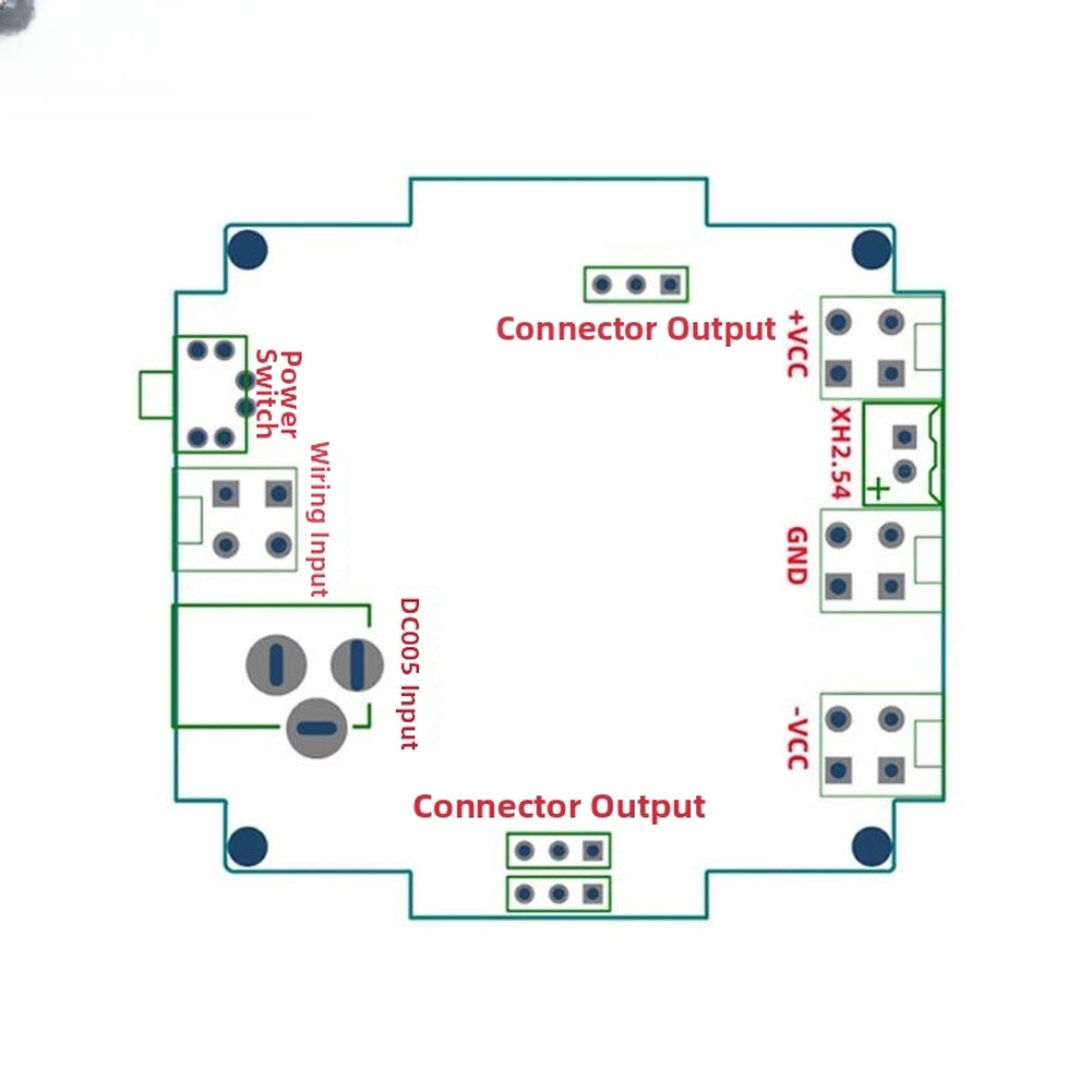 TPS5430 Power Module Dual Output 5.5V-28V Input 3A Output Internal Compensation