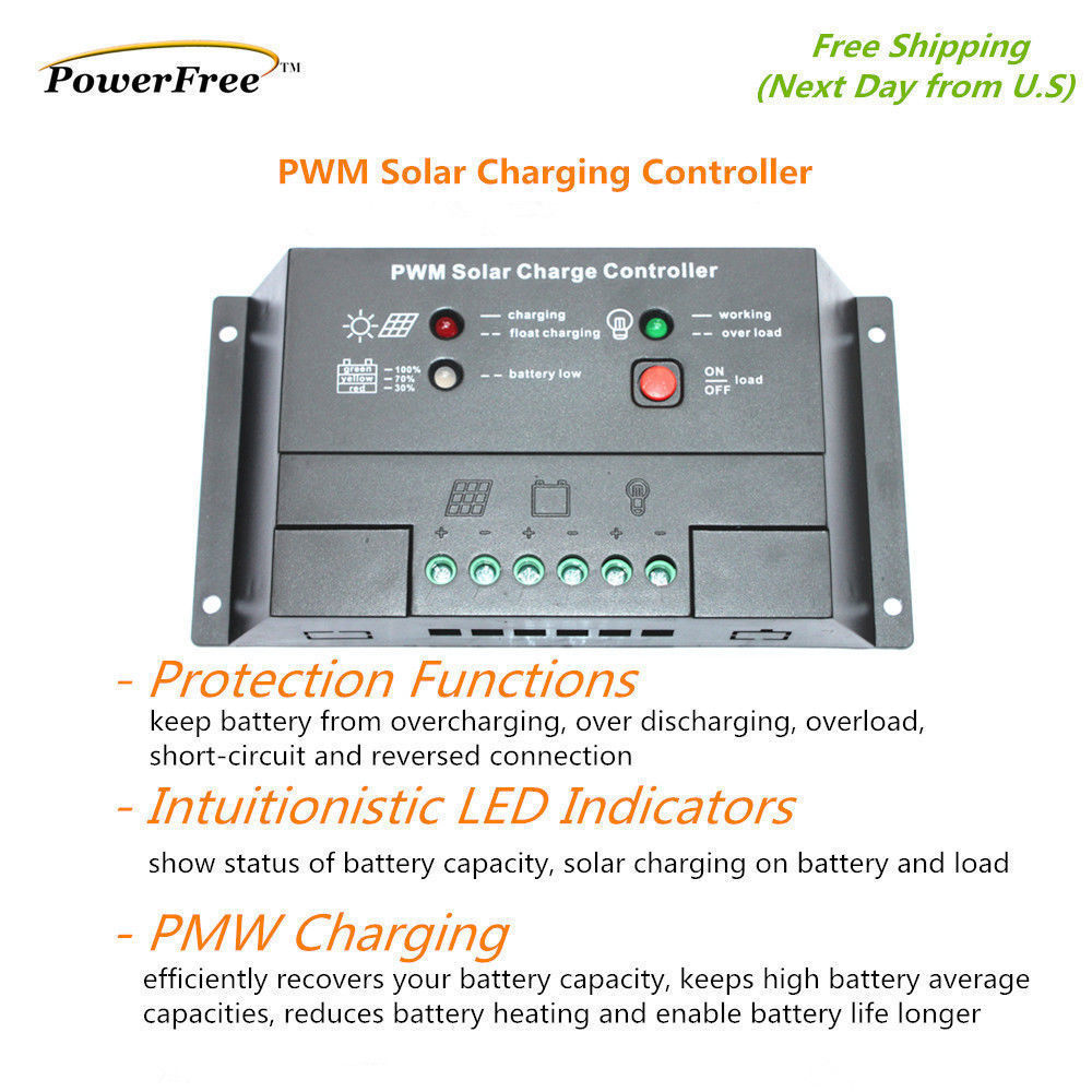 COMPLETE KIT SuperBlack 100w 100 Watt Mono Solar Panel for 12v Battery RV Boat