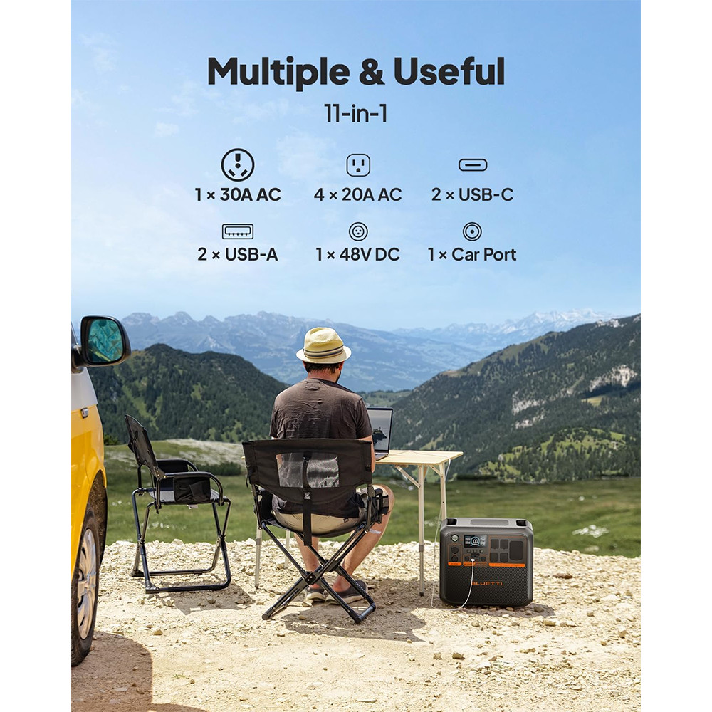 BLUETTI AC200PL 2400W 2304Wh Portable Power Station Home Backup