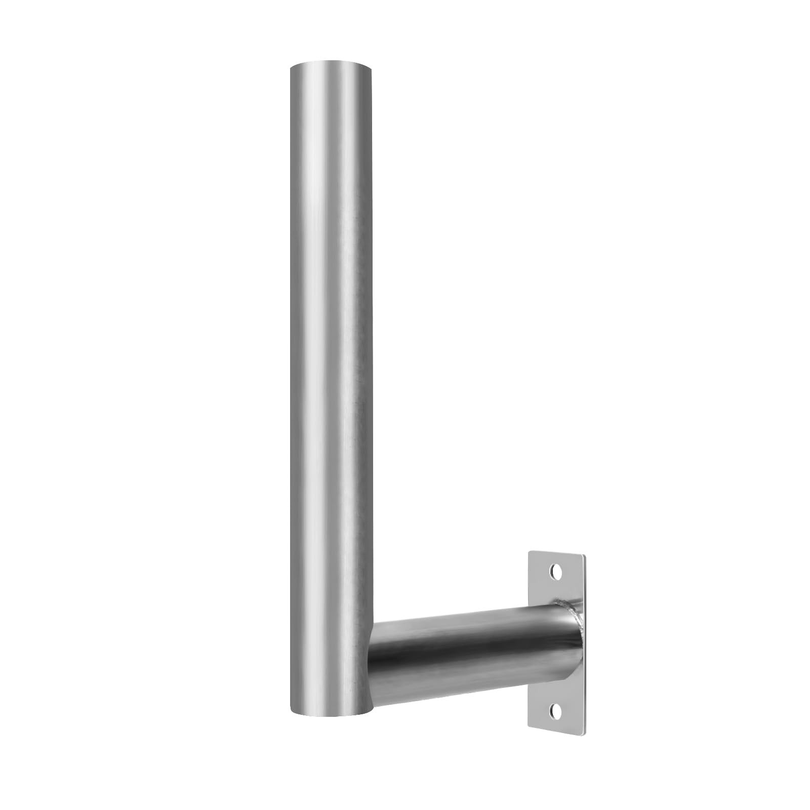 Stainless Steels Pole Mount 12” Length Universal L-Type Pole Mast Bracket fo…