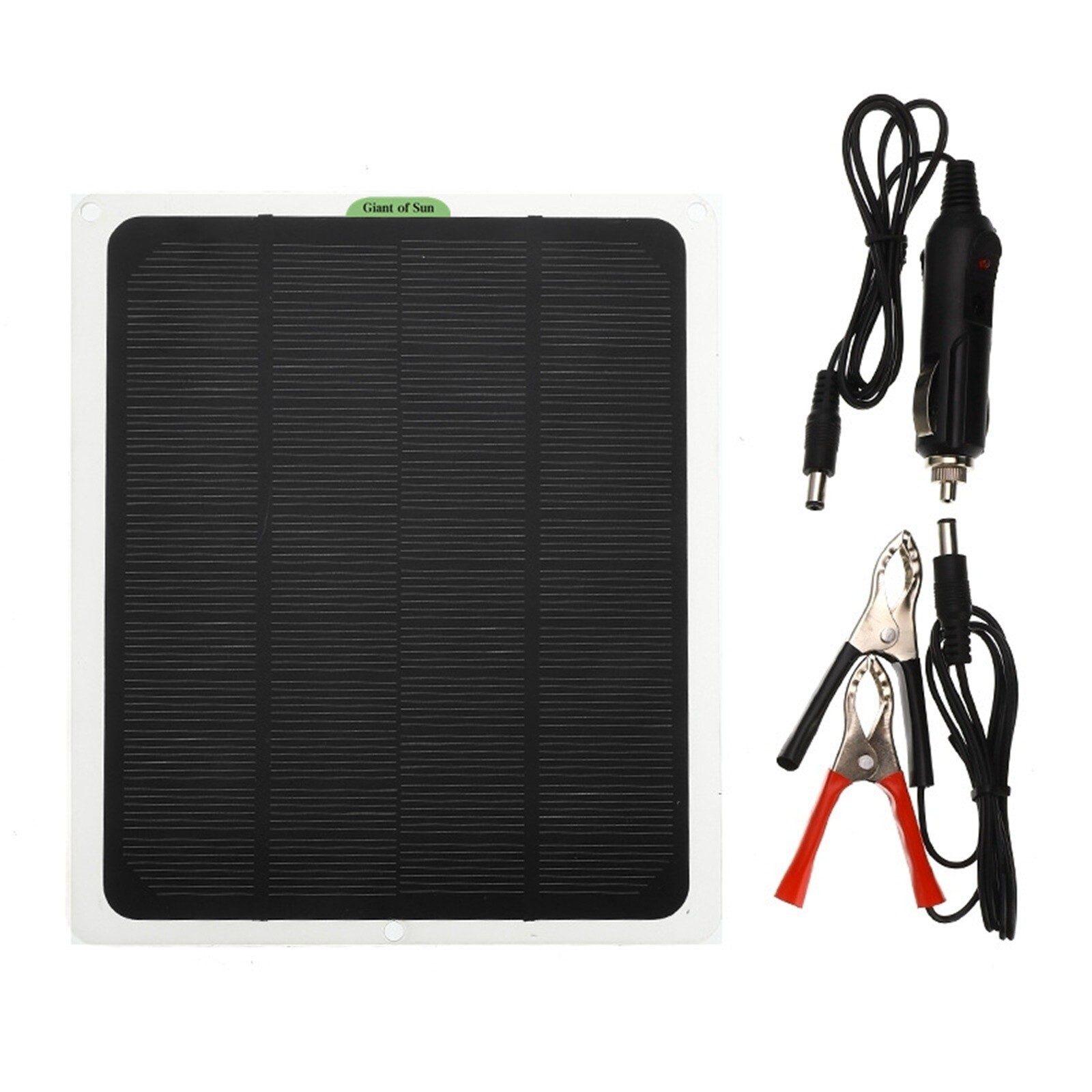 22W Solar Panel Kits 12V Trickle Battery Outdoor Charger Maintainer Boat RV Car