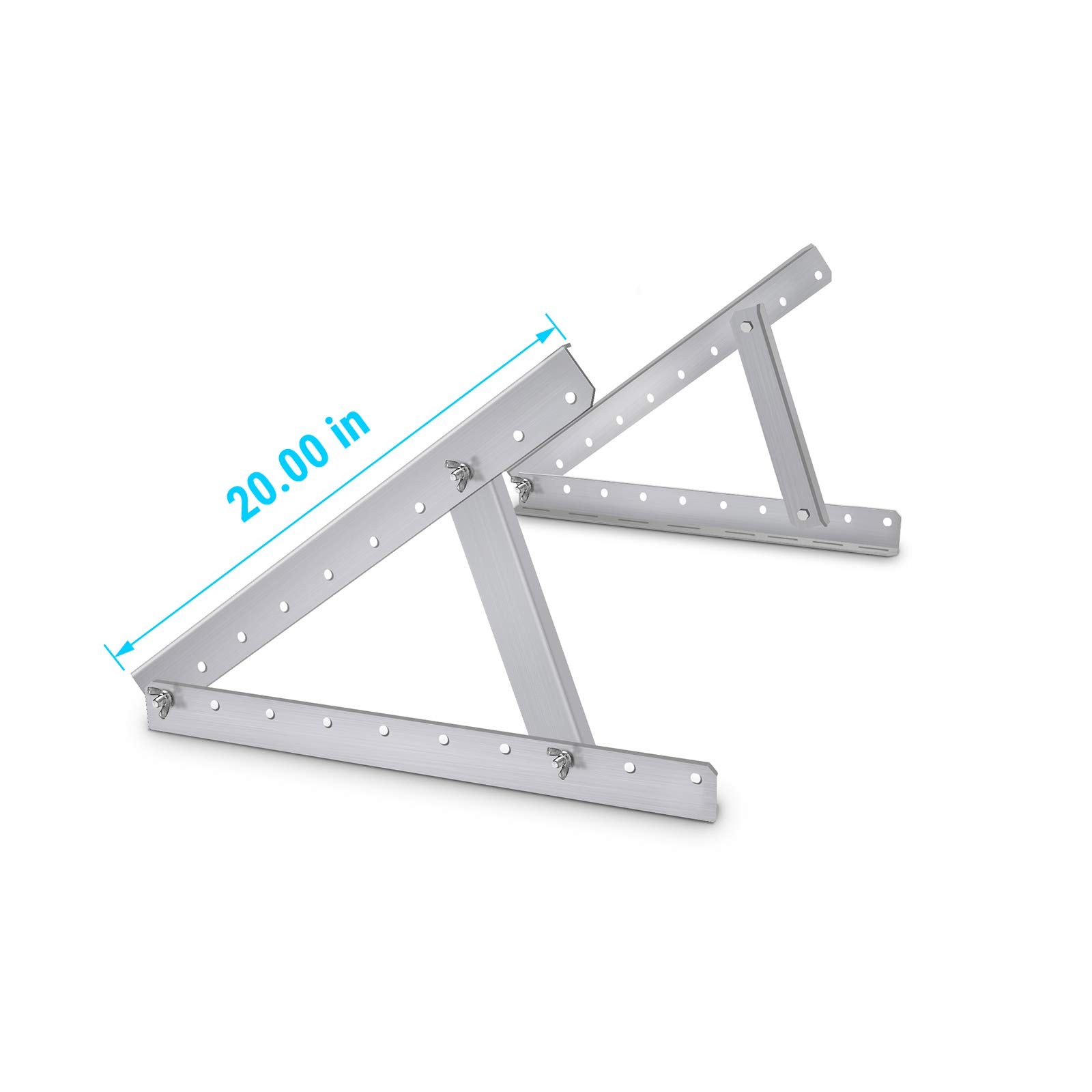 Adjustable Solar Panel Tilt Mount Brackets, Folding Tilt Legs, Compatible wit…