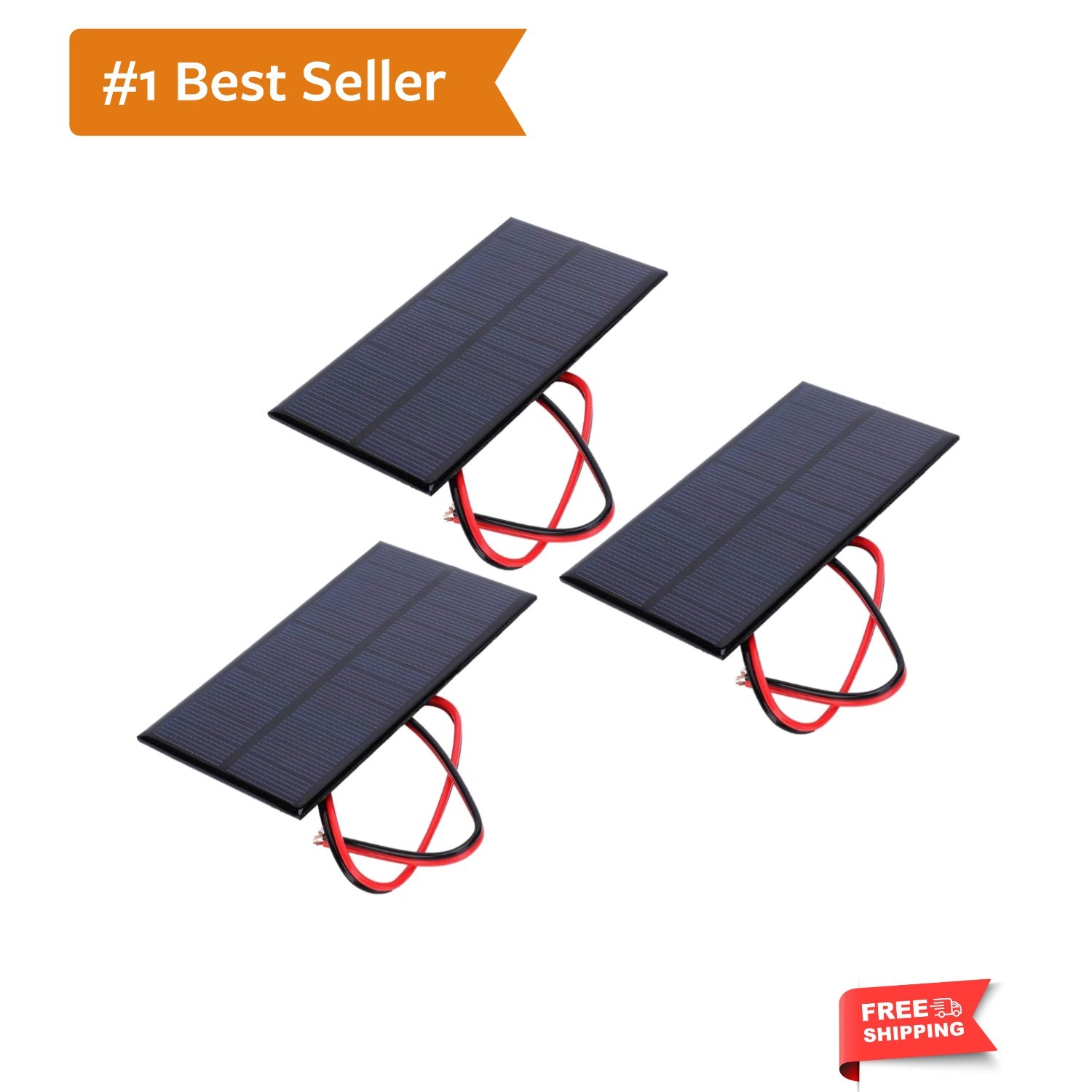 3Pcs Mini Solar Panel DC 6V Polysilicon Solar Cell Charger Module Solar DIY S…