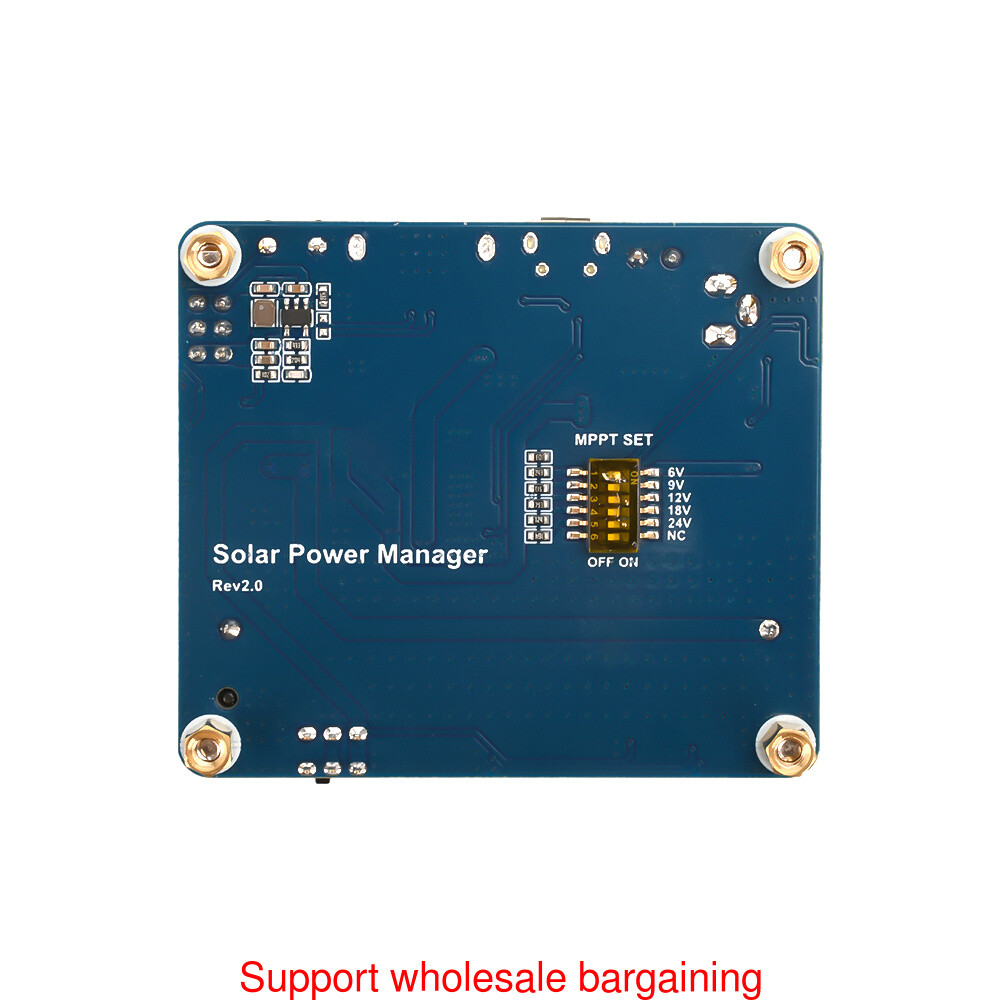Power Manager Module for 6V~24V Solar Panel Support MPPT USB Battery Charging