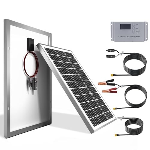 Solar Panel Kit 20W 12V Solar Battery Charger with Smart 20w solar kit