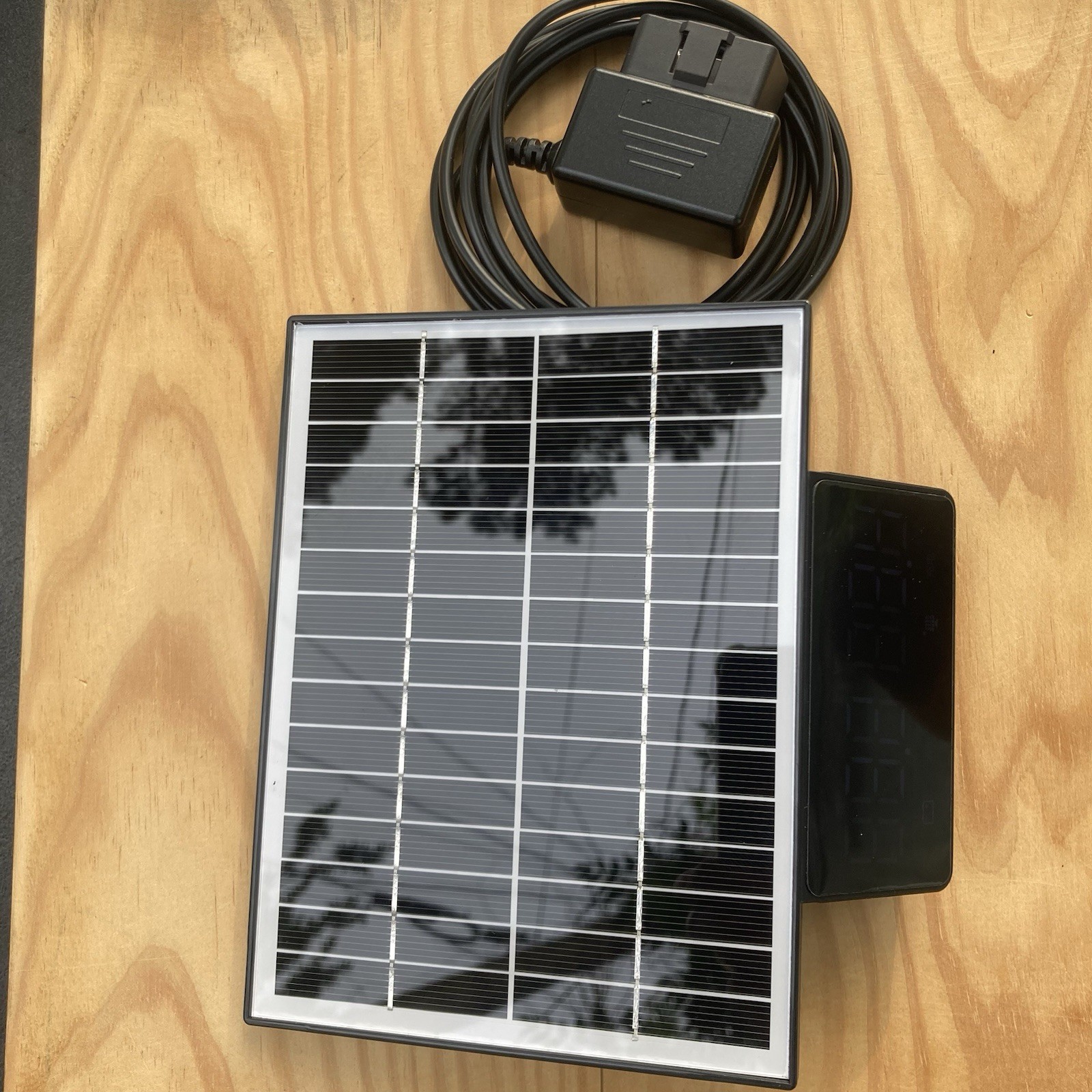 Monocrystalline Solar Battery Maintainer Charger for Car RV Boat 12V