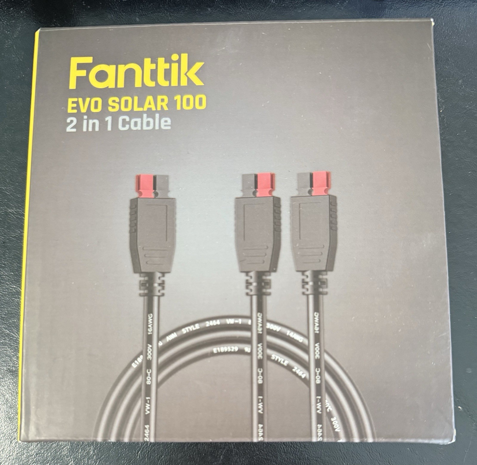 Fanttik EVO Solar 100 2 in 1 Cable Solar Panel Y Connectors – A0091