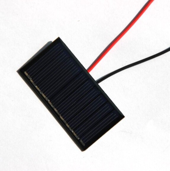 5V 50mA solar panel with wire, solar dropper board rechargeable 3.6V battery