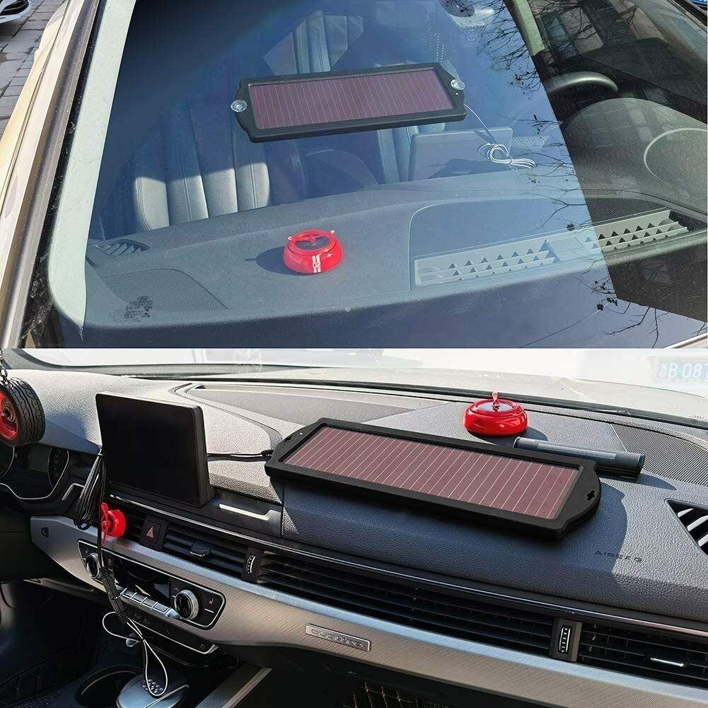 2.5W Solar Panel 12V Trickle Charger Battery Charger Kit Maintainer Boat Car RV